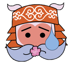 Local mascot in Abashiri "Nipone" sticker #9790112