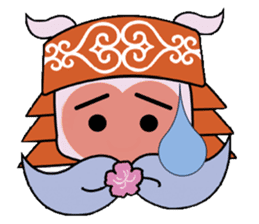 Local mascot in Abashiri "Nipone" sticker #9790112