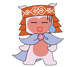 Local mascot in Abashiri "Nipone" sticker #9790114
