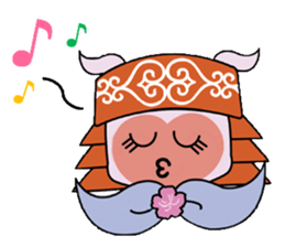 Local mascot in Abashiri "Nipone" sticker #9790115