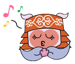 Local mascot in Abashiri "Nipone" sticker #9790115