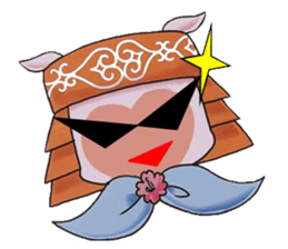 Local mascot in Abashiri "Nipone" sticker #9790117