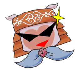 Local mascot in Abashiri "Nipone" sticker #9790117