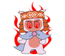 Local mascot in Abashiri "Nipone" sticker #9790119