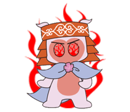 Local mascot in Abashiri "Nipone" sticker #9790119