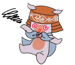 Local mascot in Abashiri "Nipone" sticker #9790120