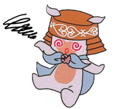Local mascot in Abashiri "Nipone" sticker #9790120