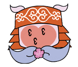 Local mascot in Abashiri "Nipone" sticker #9790121