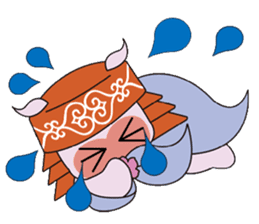 Local mascot in Abashiri "Nipone" sticker #9790122