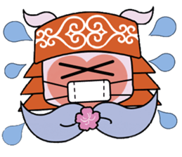 Local mascot in Abashiri "Nipone" sticker #9790123
