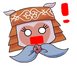 Local mascot in Abashiri "Nipone" sticker #9790124