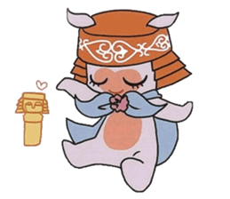 Local mascot in Abashiri "Nipone" sticker #9790125