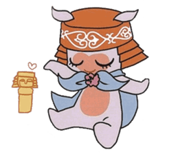 Local mascot in Abashiri "Nipone" sticker #9790125