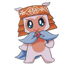 Local mascot in Abashiri "Nipone" sticker #9790126