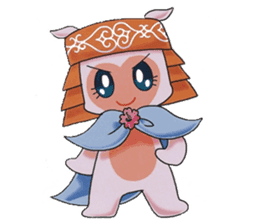 Local mascot in Abashiri "Nipone" sticker #9790126