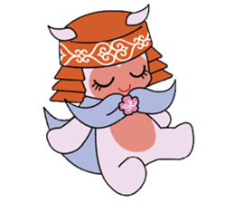 Local mascot in Abashiri "Nipone" sticker #9790127