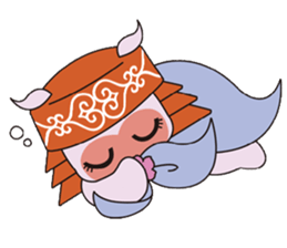 Local mascot in Abashiri "Nipone" sticker #9790131