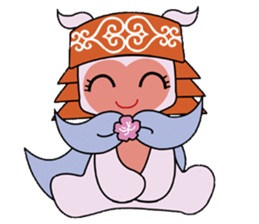 Local mascot in Abashiri "Nipone" sticker #9790134