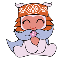 Local mascot in Abashiri "Nipone" sticker #9790134