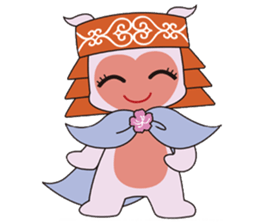 Local mascot in Abashiri "Nipone" sticker #9790135