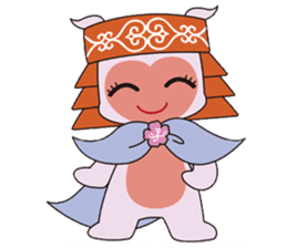 Local mascot in Abashiri "Nipone" sticker #9790135
