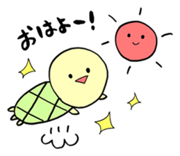 rabbit HAPIUSA2 ~free turtle life~ sticker #9790786
