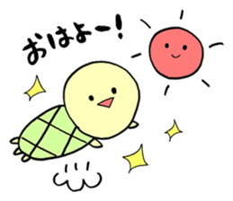 rabbit HAPIUSA2 ~free turtle life~ sticker #9790786