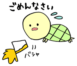 rabbit HAPIUSA2 ~free turtle life~ sticker #9790790