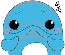 Dolphin Koo-chan<everyday conversation4> sticker #9791662