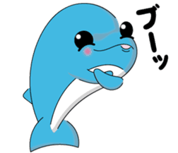 Dolphin Koo-chan<everyday conversation4> sticker #9791663