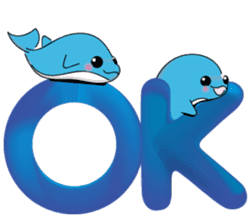 Dolphin Koo-chan<everyday conversation4> sticker #9791673