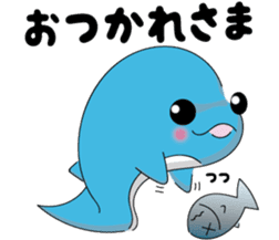 Dolphin Koo-chan<everyday conversation4> sticker #9791677