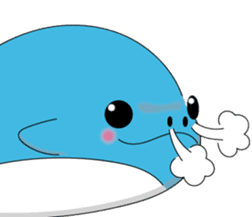 Dolphin Koo-chan<everyday conversation4> sticker #9791686
