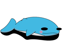 Dolphin Koo-chan<everyday conversation4> sticker #9791689
