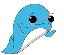 Dolphin Koo-chan<everyday conversation4> sticker #9791692
