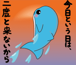 Dolphin Koo-chan<everyday conversation4> sticker #9791695