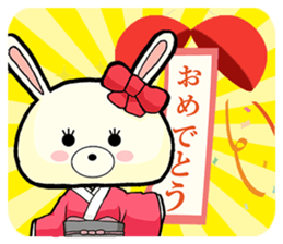 Poor talker rabbit Usappy 2. sticker #9791937