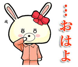 Poor talker rabbit Usappy 2. sticker #9791940