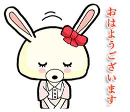 Poor talker rabbit Usappy 2. sticker #9791942