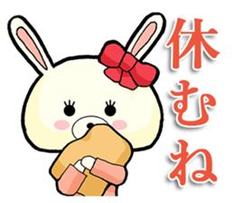 Poor talker rabbit Usappy 2. sticker #9791944