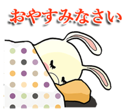 Poor talker rabbit Usappy 2. sticker #9791945