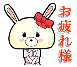 Poor talker rabbit Usappy 2. sticker #9791949