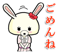 Poor talker rabbit Usappy 2. sticker #9791951