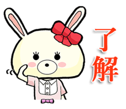 Poor talker rabbit Usappy 2. sticker #9791953