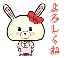 Poor talker rabbit Usappy 2. sticker #9791955