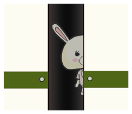 Poor talker rabbit Usappy 2. sticker #9791970
