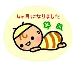 growth of baby girl sticker #9792020