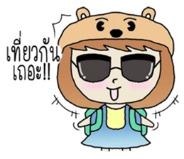 bearhatgirl sticker #9792167
