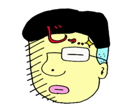 loose&creepy dog fujyu sticker #9792267