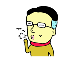 loose&creepy dog fujyu sticker #9792272